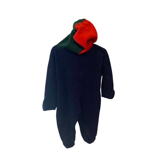 Vintage Nautica Infant Baby Size 6 12 months Green Blue Fleece Colorblock Snap U - Picture 3 of 4